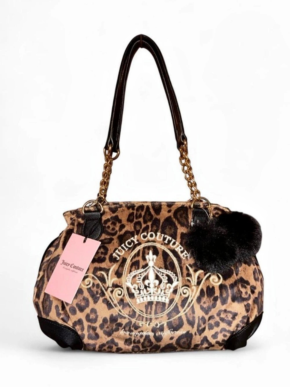 Juicy Couture “Juicy Magnifique Satchel”, cranberry juice